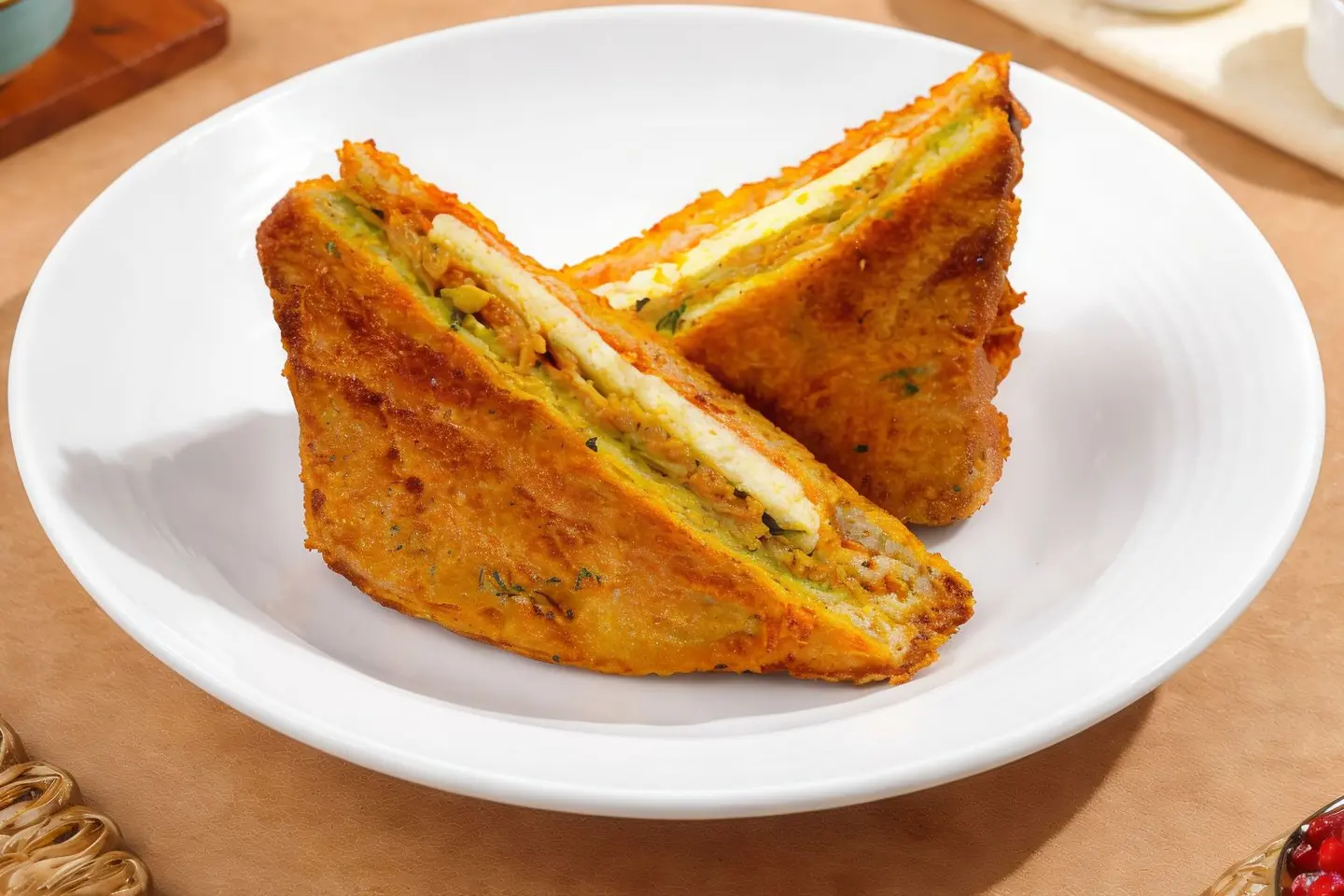 Aloo Paneer Bread Pakora