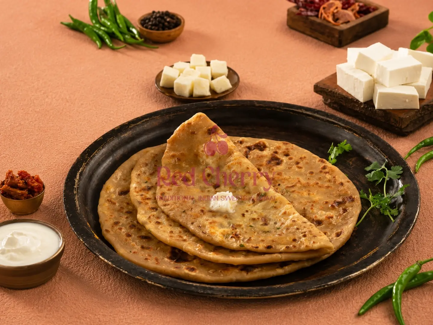 براثا بانير مع لبن (قطعة واحدة)