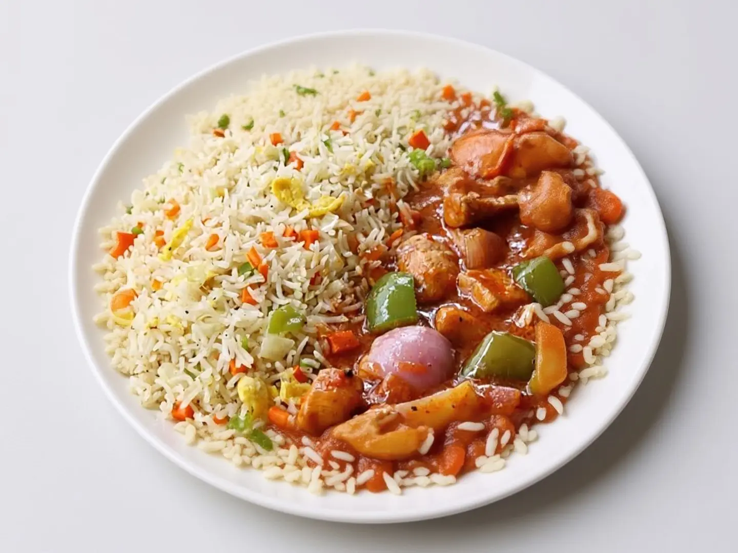 Prawn Shashlik With Rice