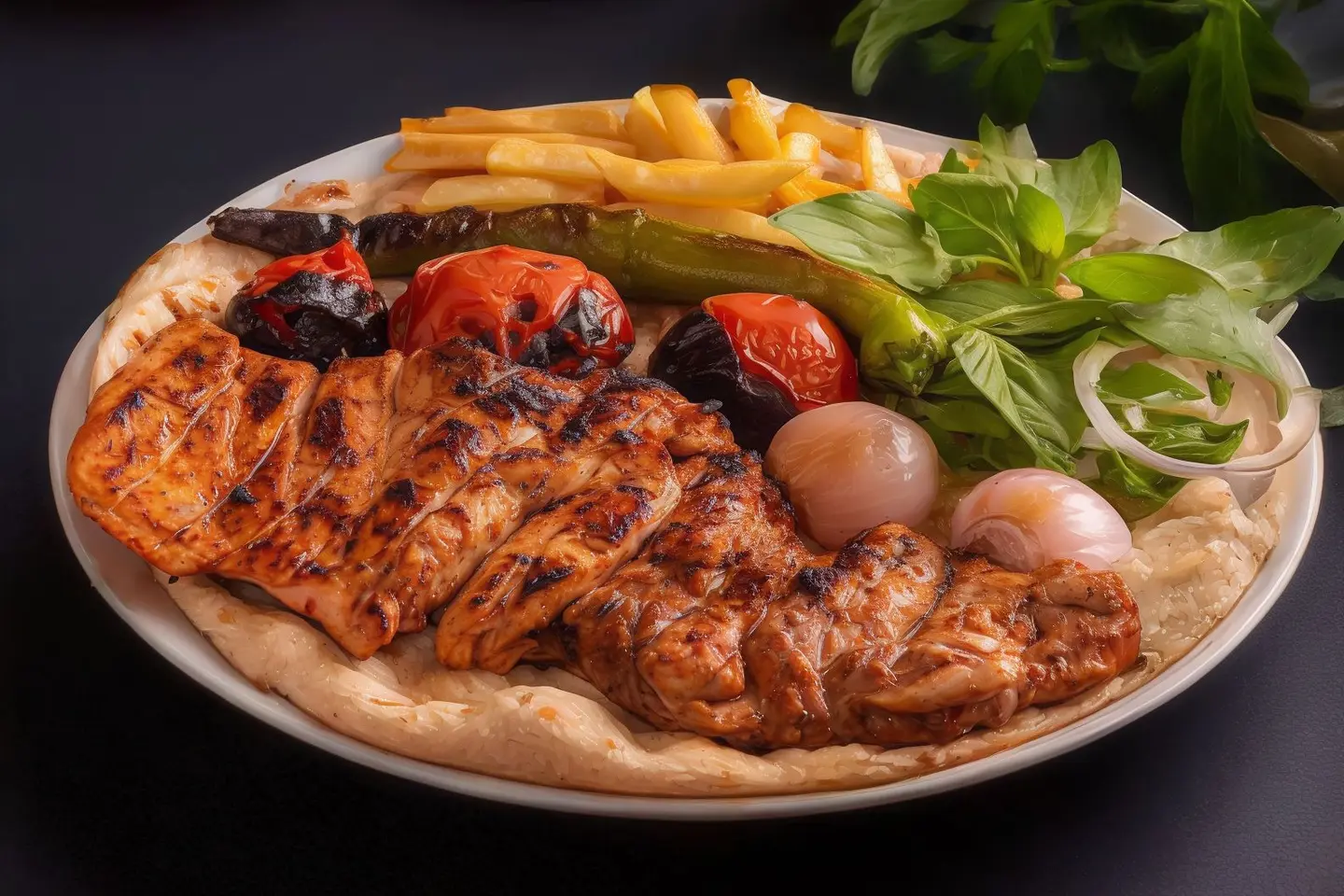 Boneless Grilled Chicken 1/2 With Rice