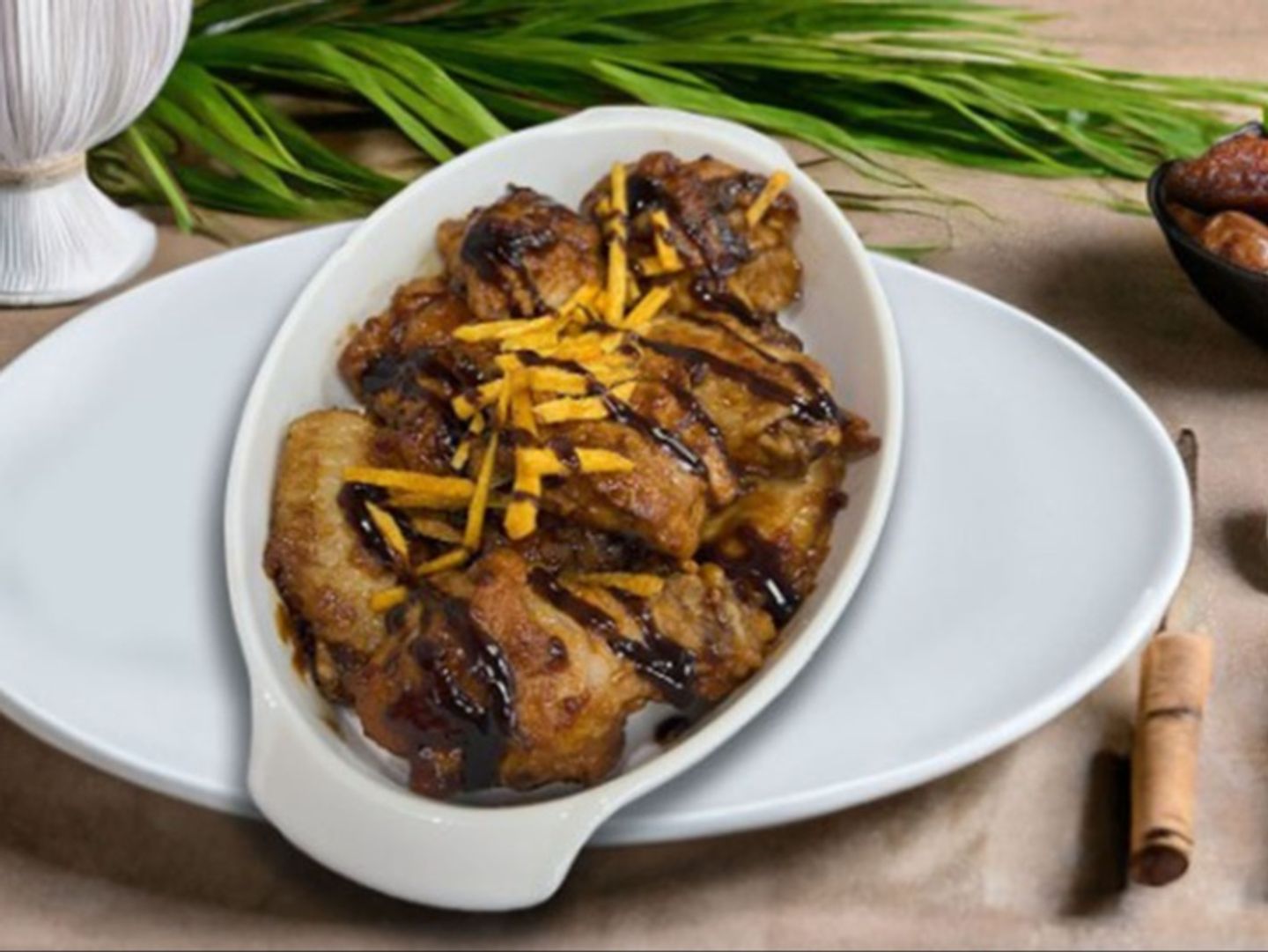 قطع دجاج بالباركيو