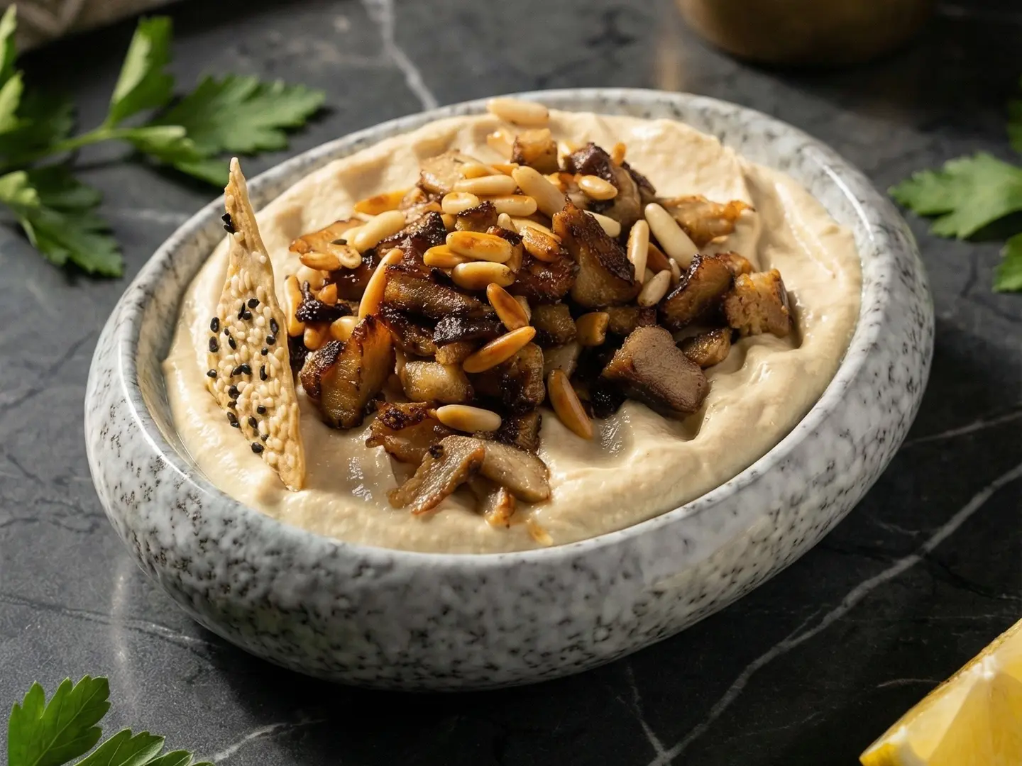 Hummus With Beef