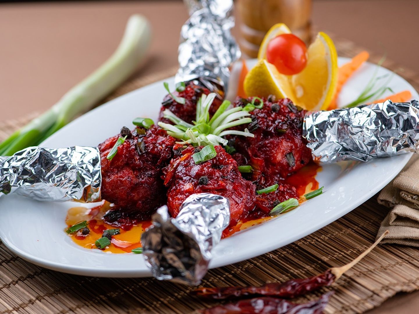 Chicken Tangdi Whit Red Sauce
