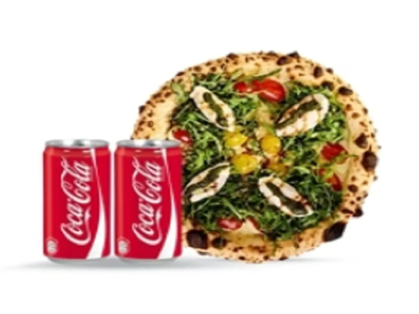 Offer 2 Cola + Burrata Garden Pizza