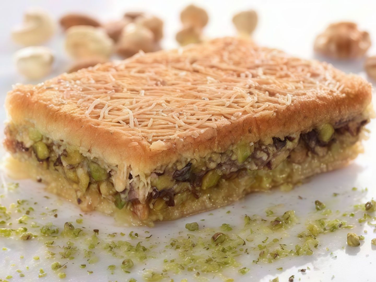 كنافة مكسرات