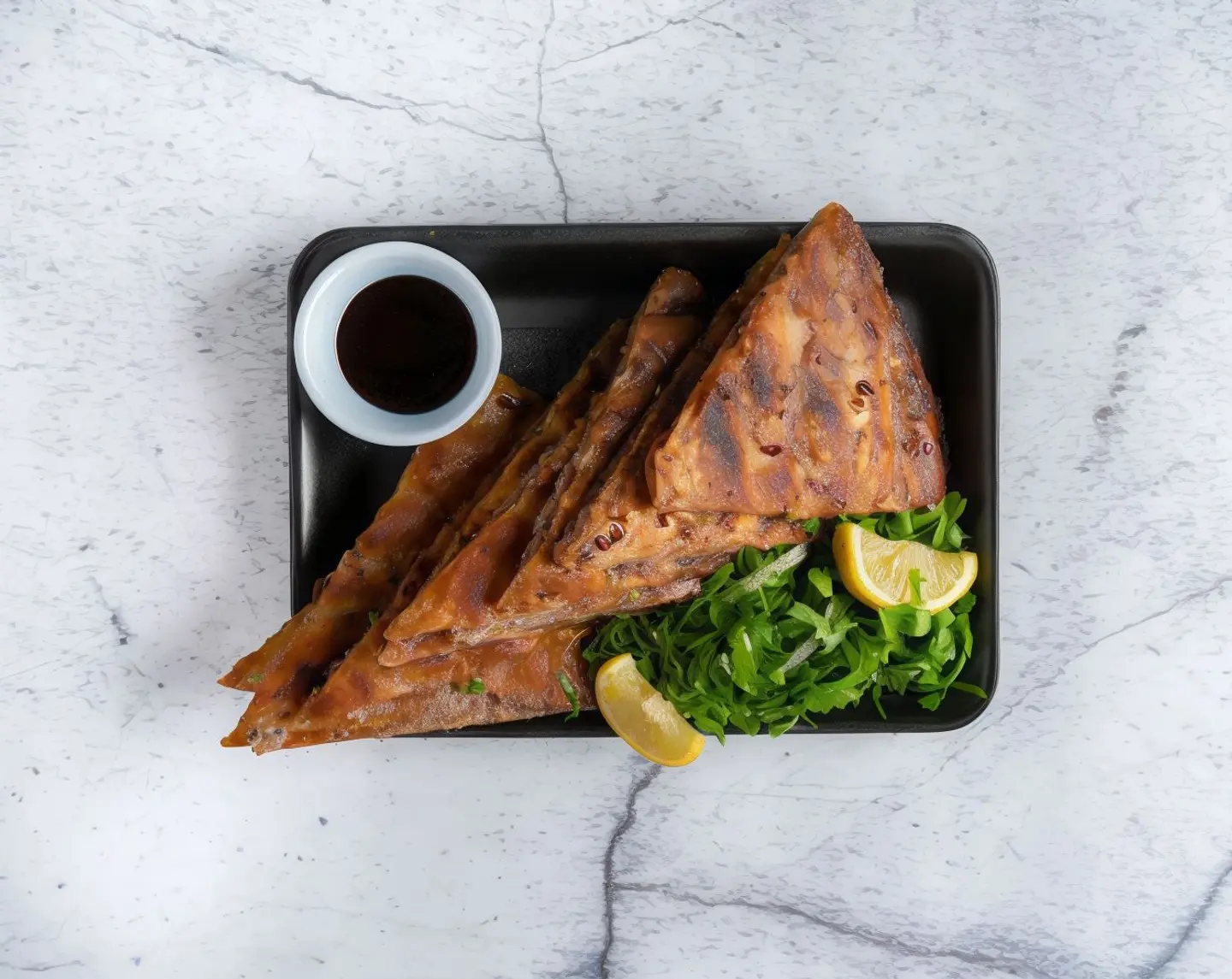Arayesi Marina With Vegetables And Pomegranate Molasses