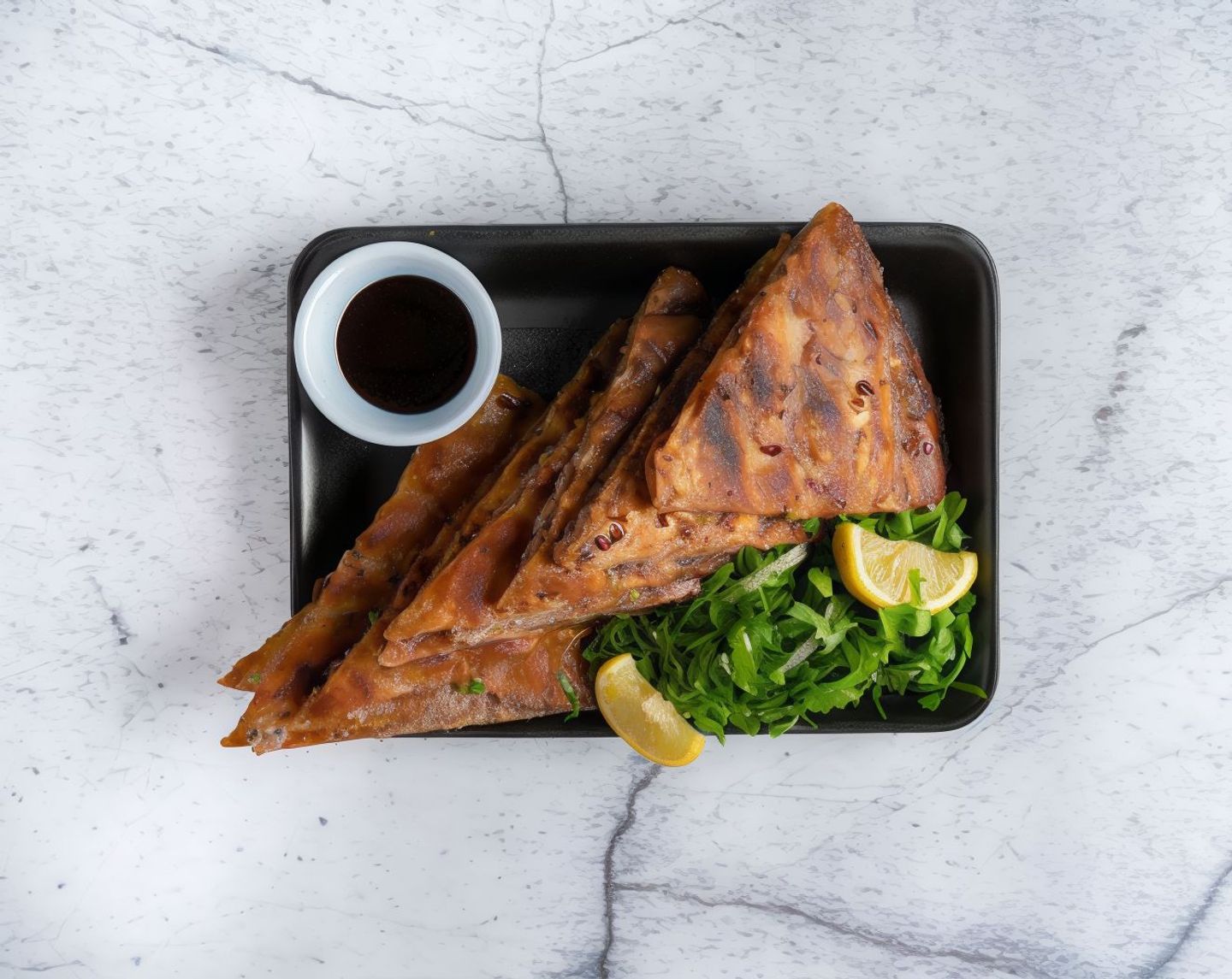 Arayesi Marina With Vegetables And Pomegranate Molasses