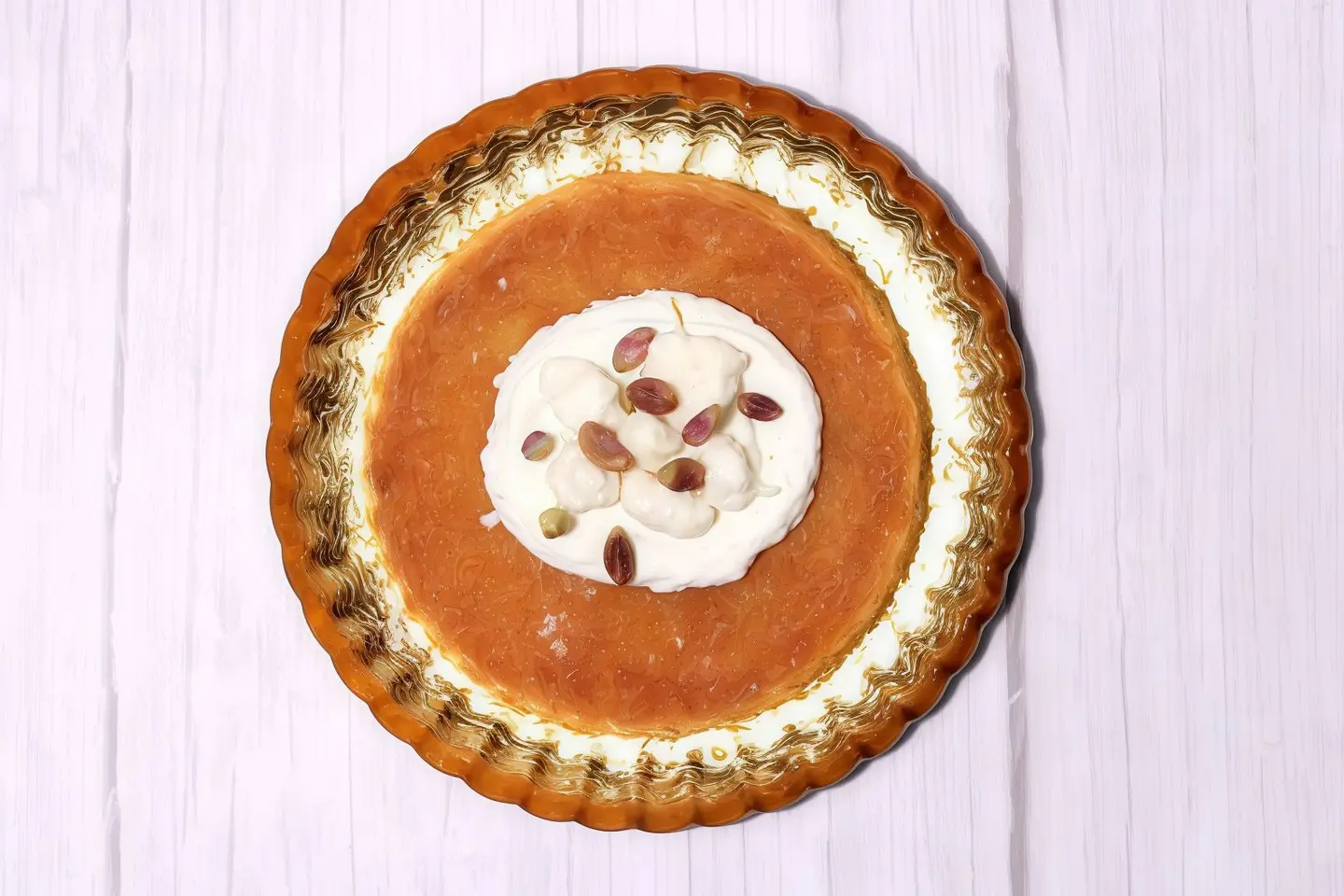 Kunafah Between Two Fire With Cream And Cheese - Large