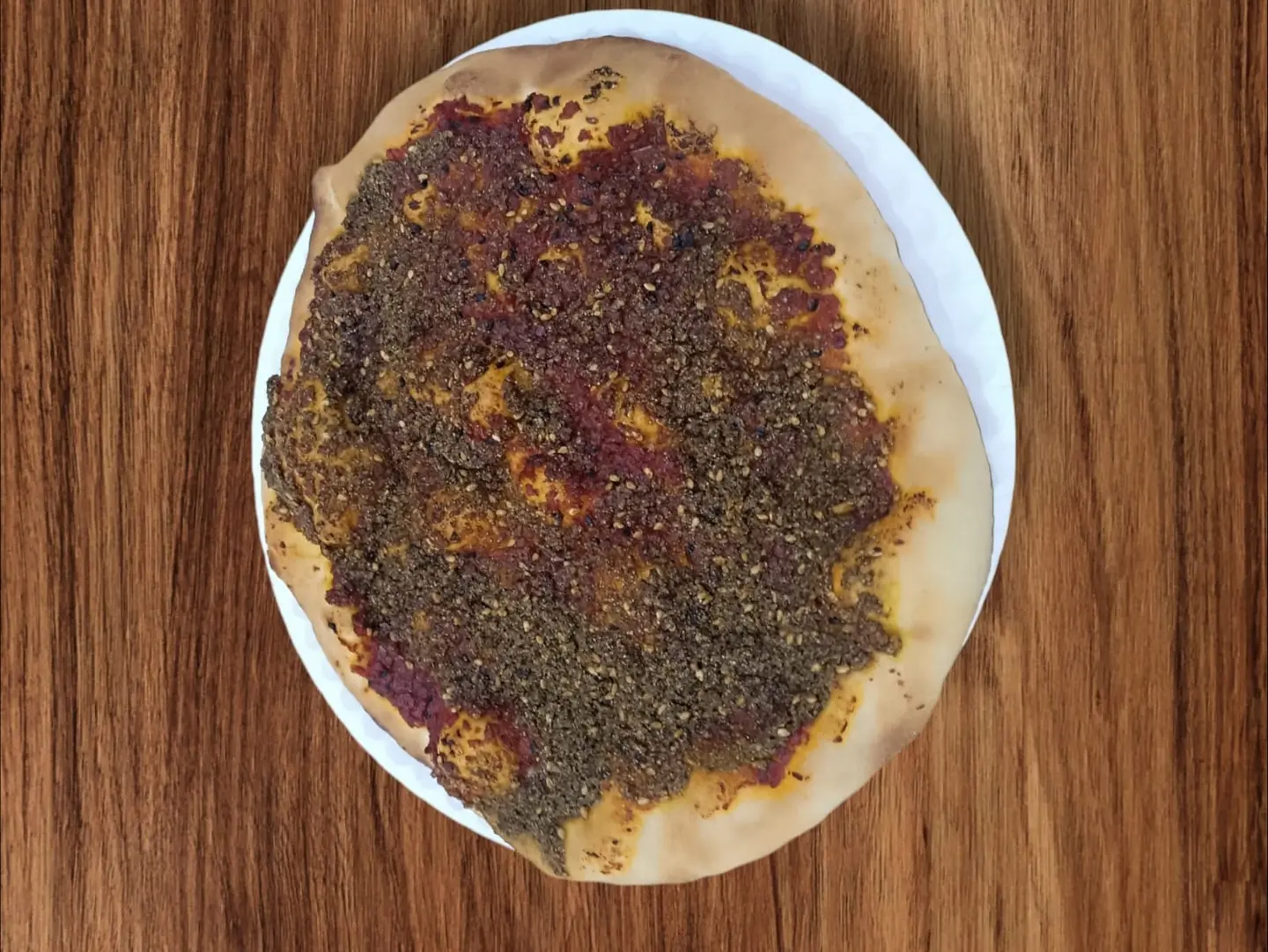 محمرة بالزعتر - وسط