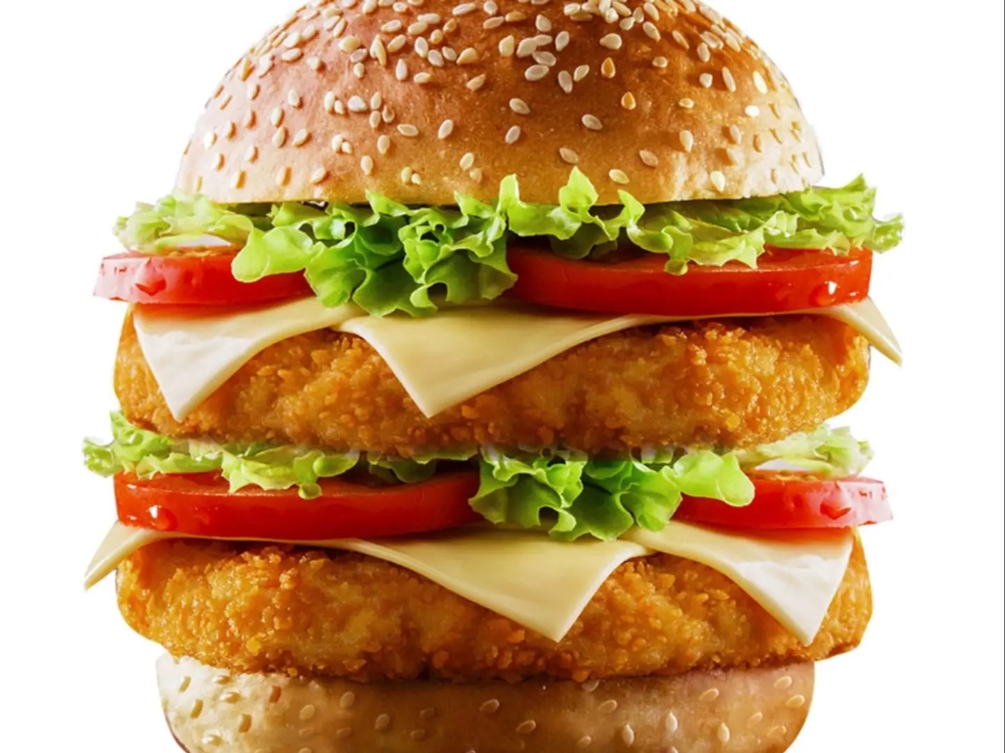 Double Fish Burger - Meal