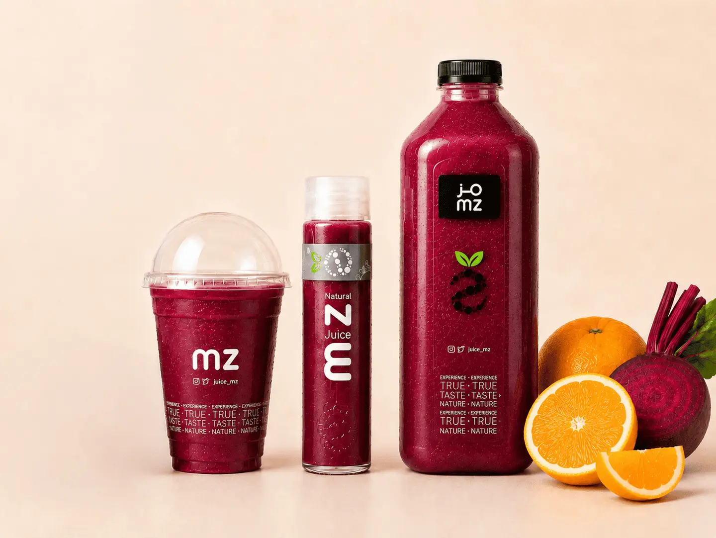 Beetroot Orange - Medium Cup