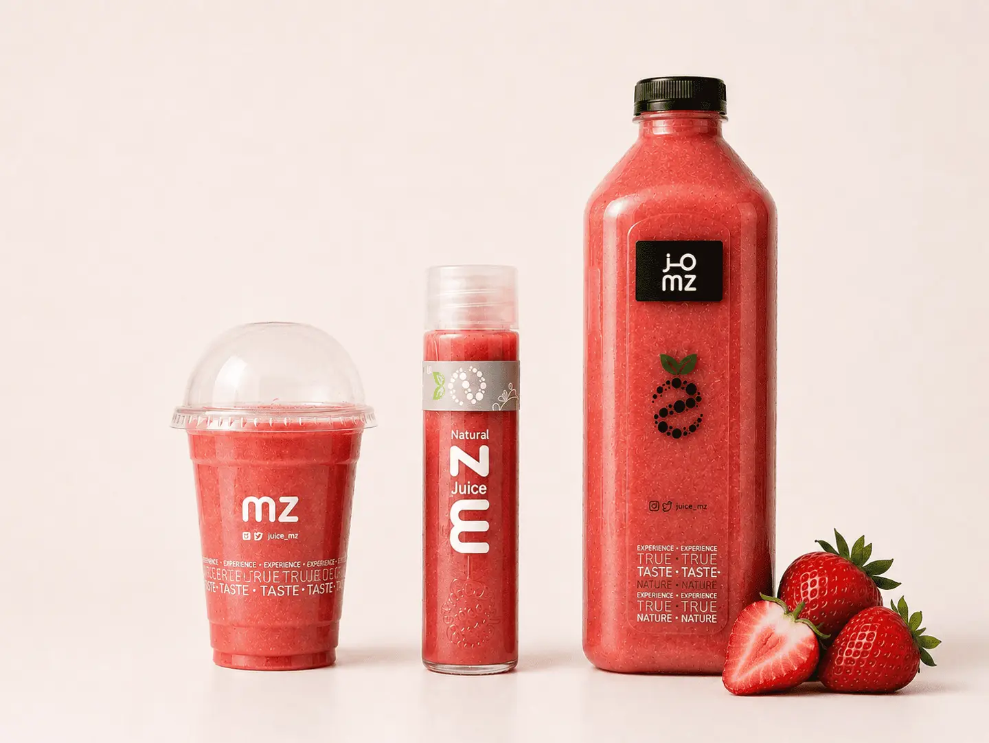Strawberry - Medium Cup