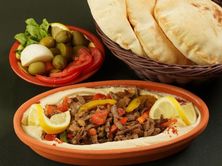 صحن كبدة بالحمص