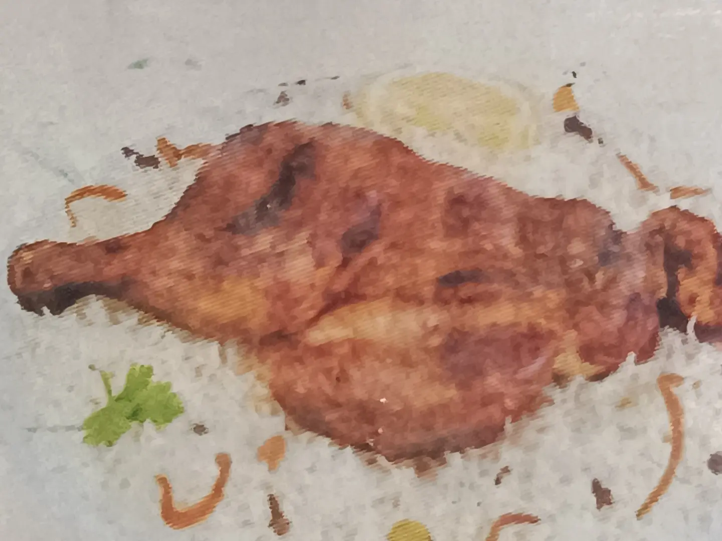 نص دجاج فحم