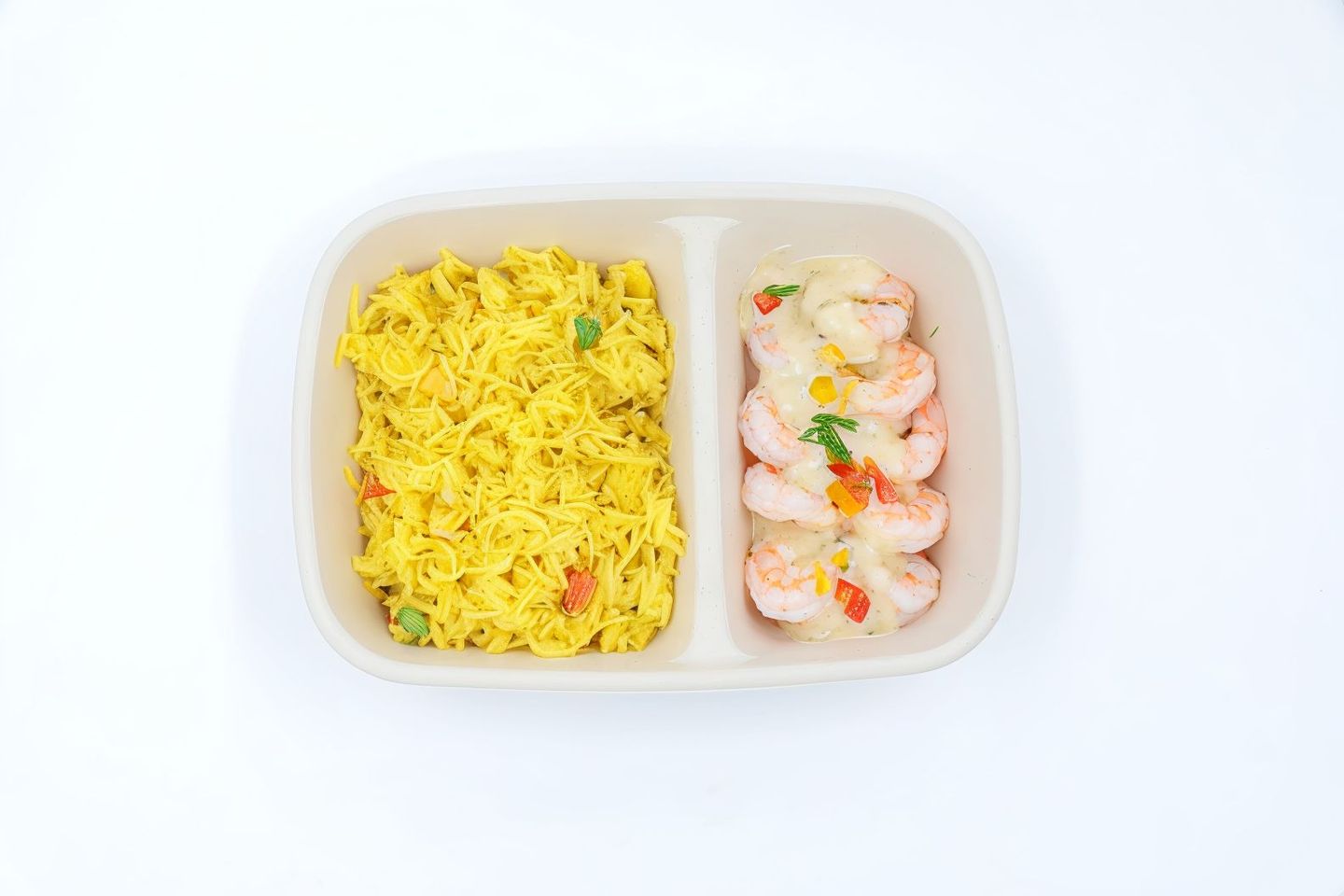 Shrimp With Lemon Dill Sauce