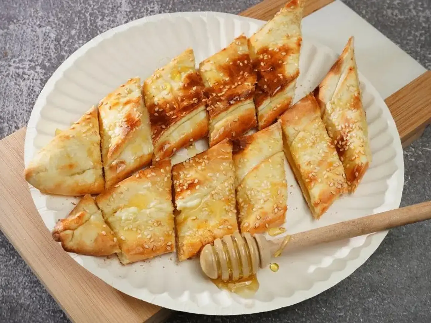 Honey Melted Cheese Pie