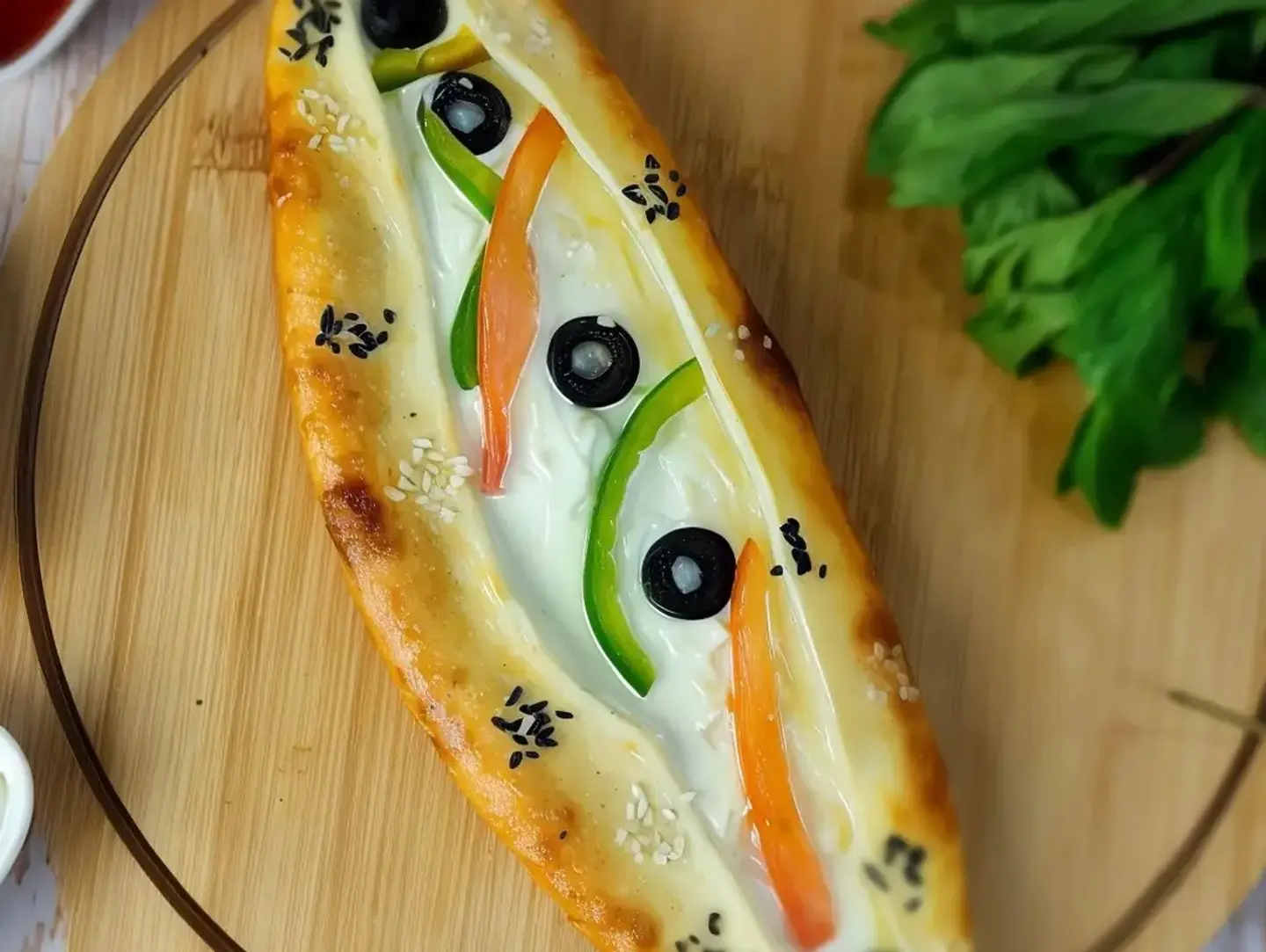 Liquid Cheese Pie With Vegetables