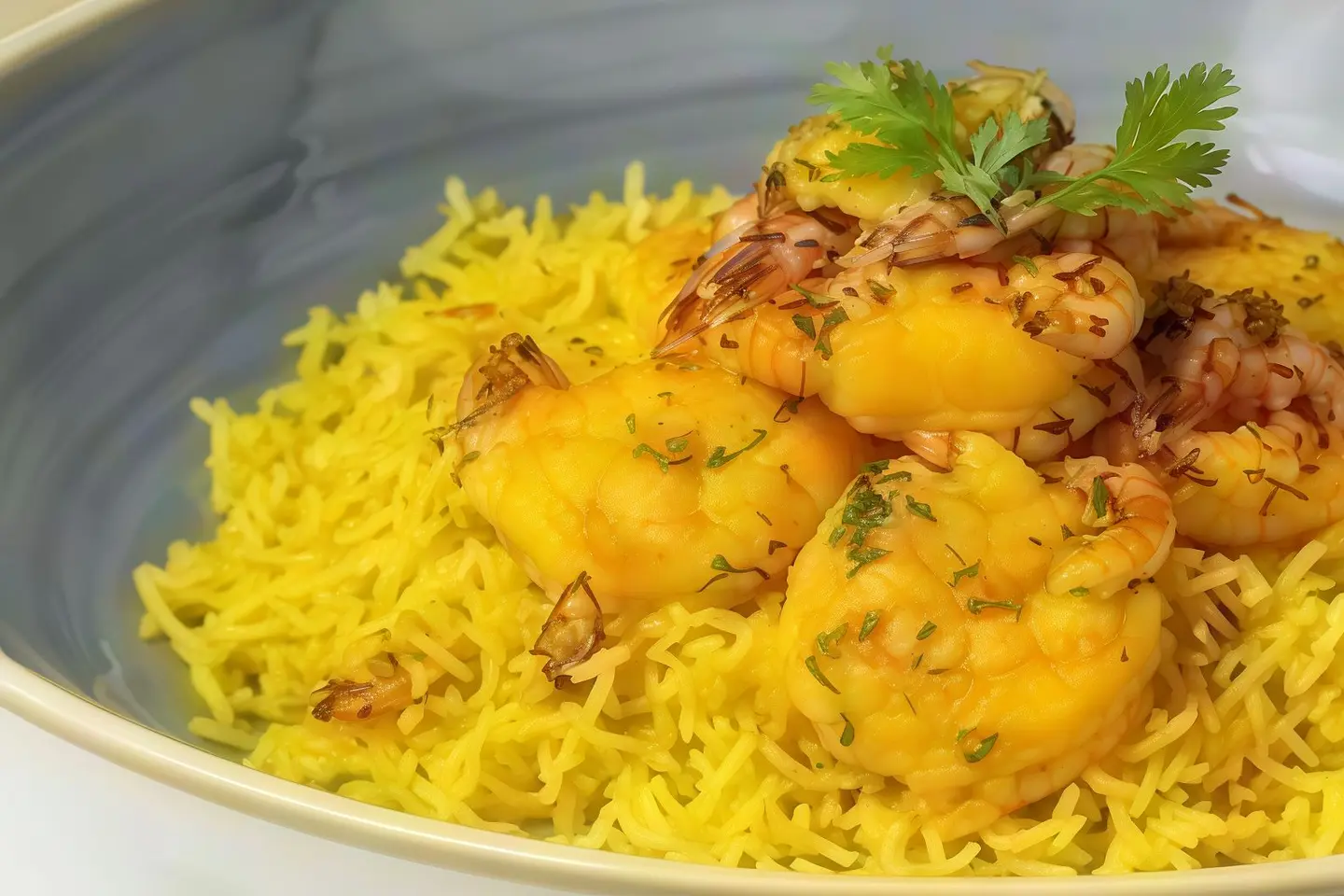 Shrimp Biryani Without Carbs - 150 Gram