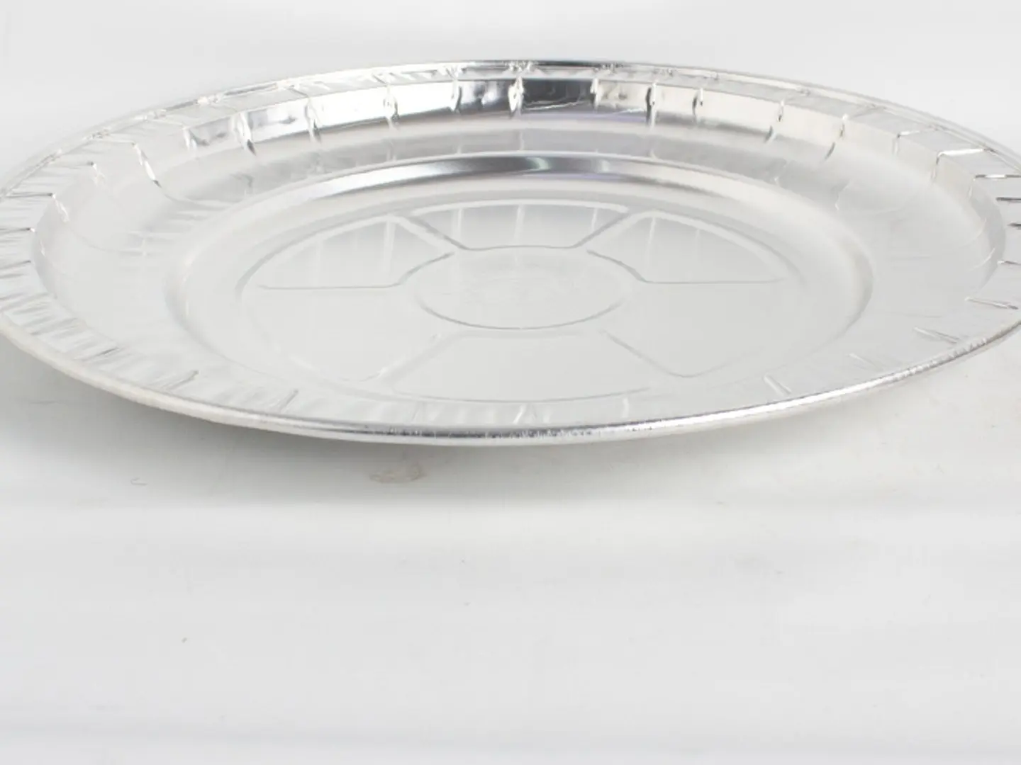 A Quarter Empty Tin Plate