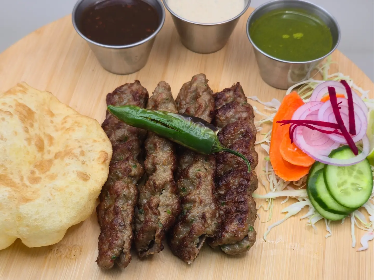 Beef Cheese Kebab