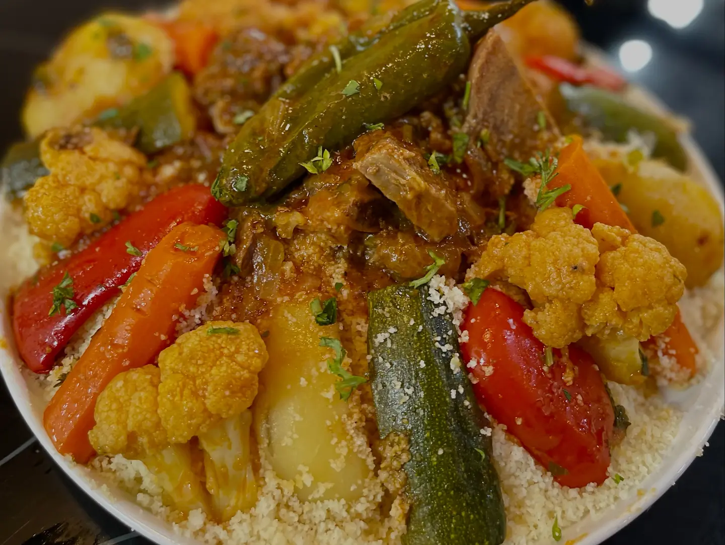 Meat Couscous With Vegetables