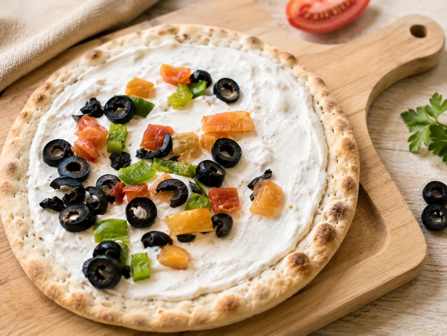 Labneh With Vegetables