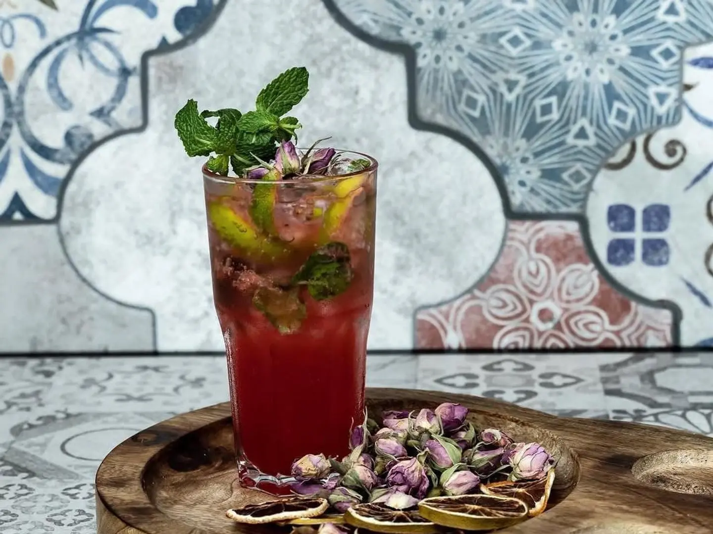 موهيتو الورد