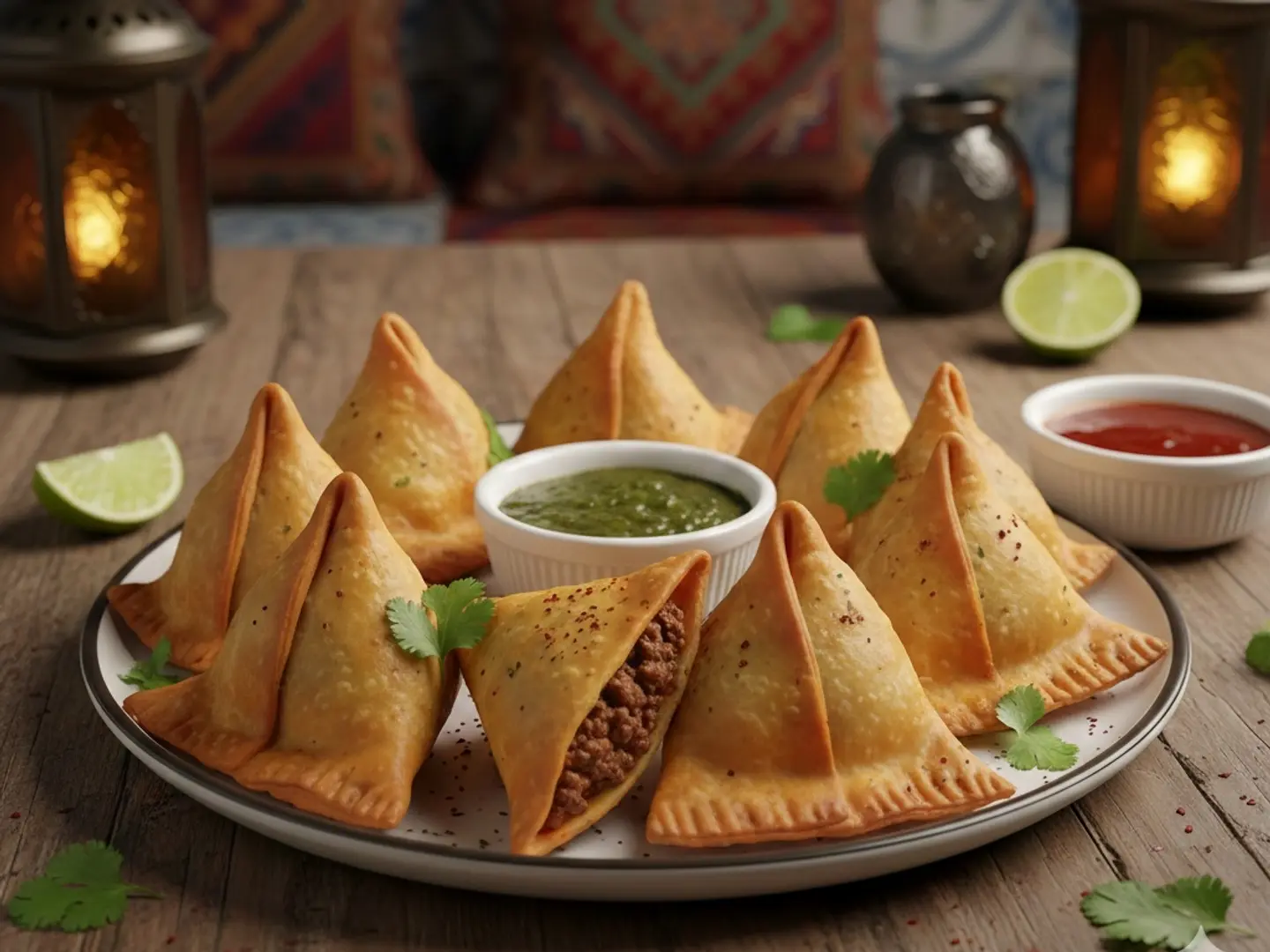 ربع كيلو سمبوسة باللحم