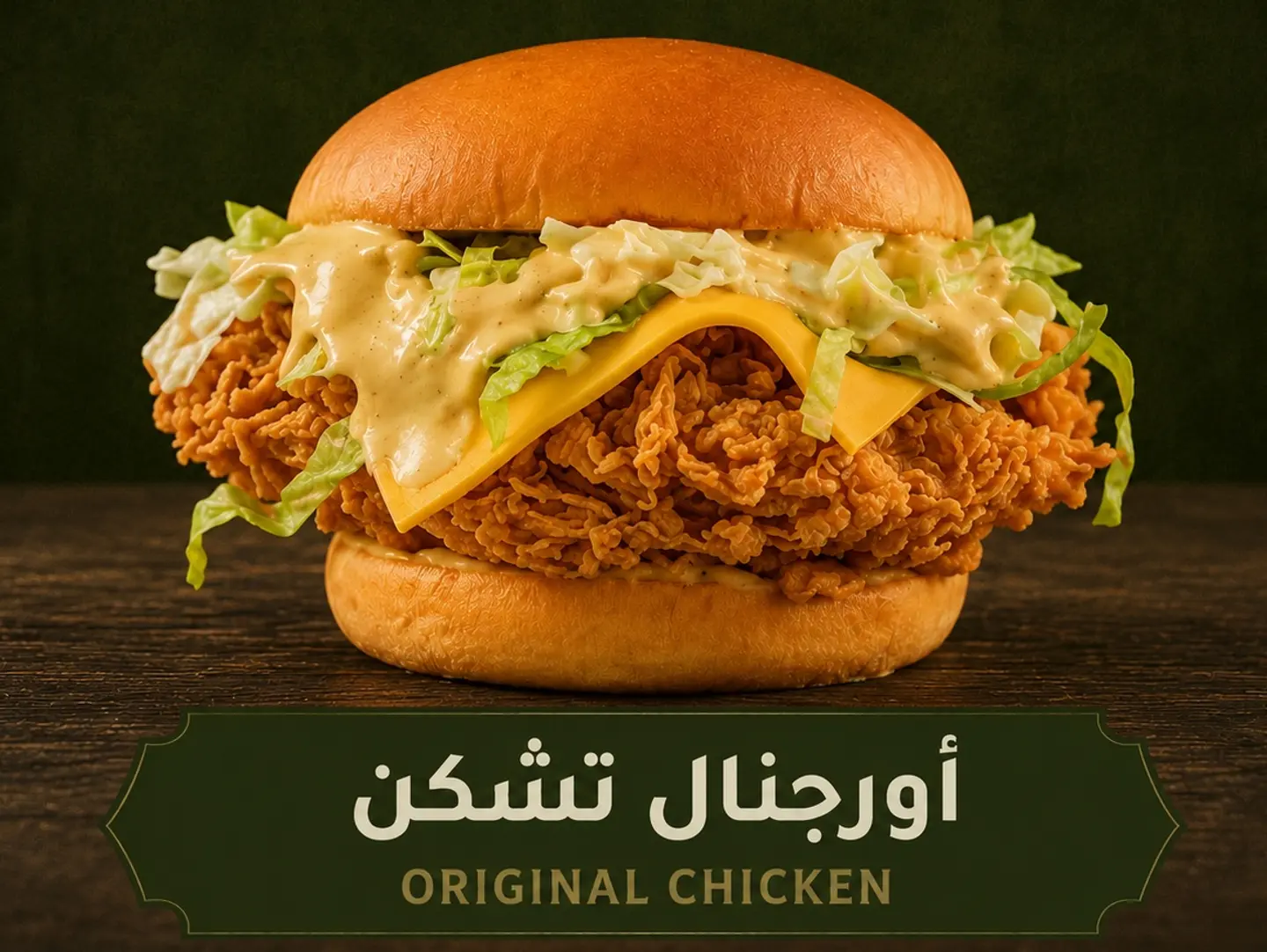 اورجنال تشكن برجر
