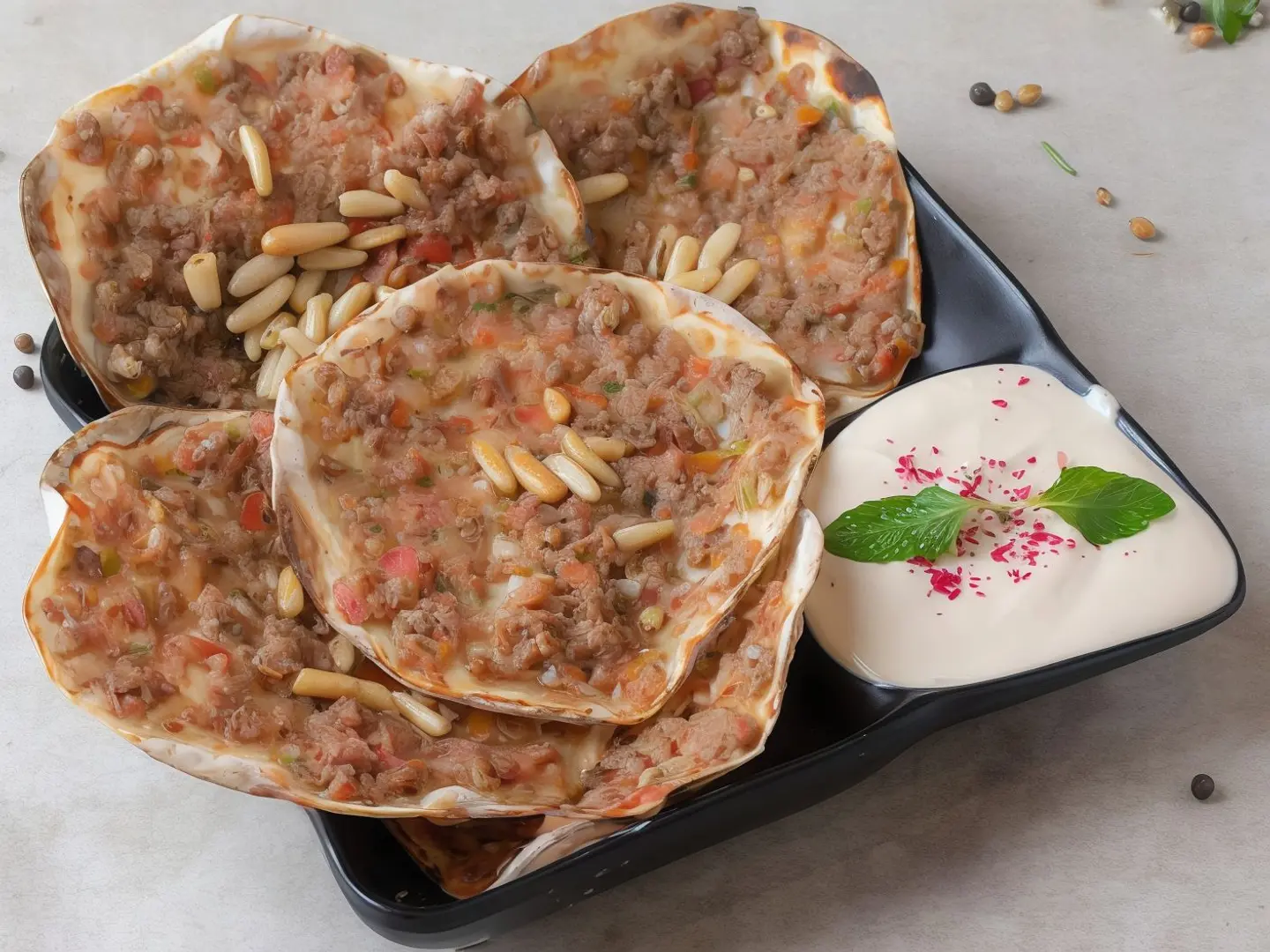 صفيحة شامية بالخضار ٥ حبات