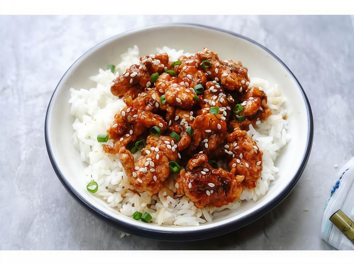 Dry Sesame Chicken
