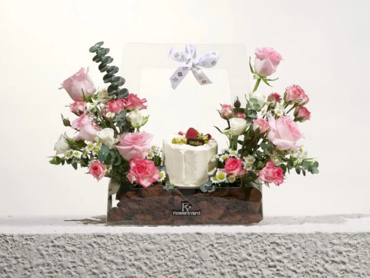 Cake With Flower Basket