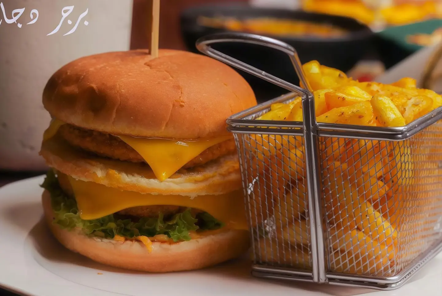 برجر دجاج كرسبي