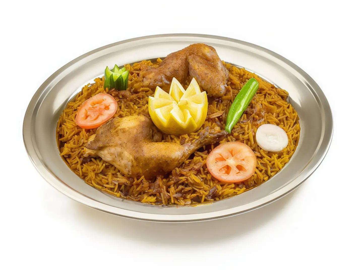 نصف كبسة دجاج العجوز