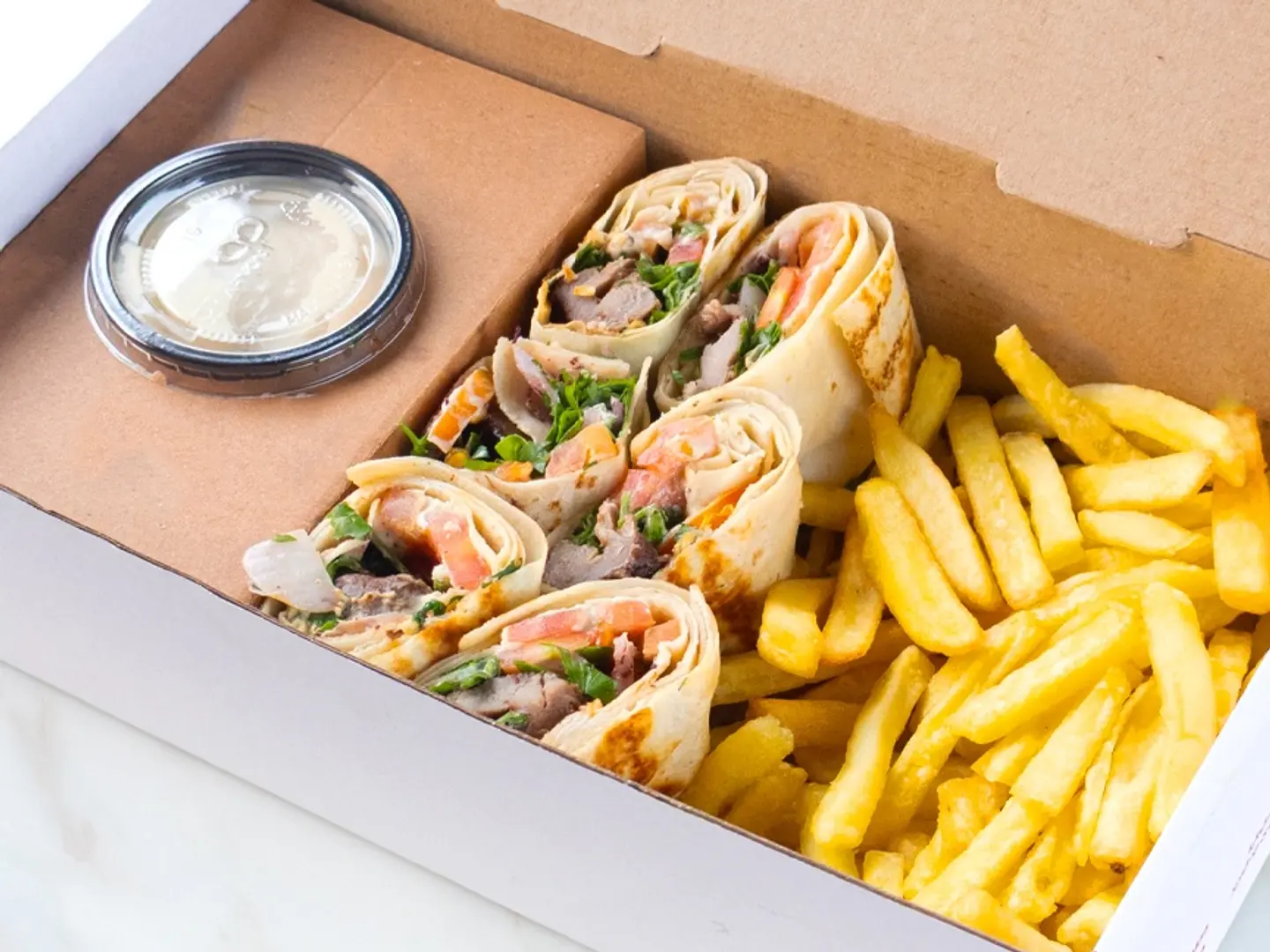 Meat Awsal Saj Meal With Drink