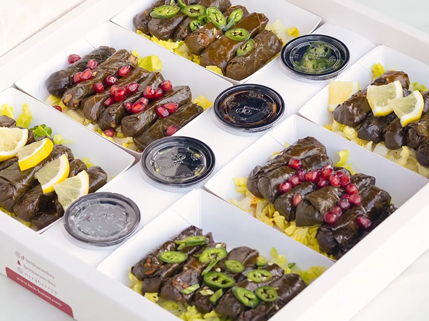 Grape Leaves Gathering Box