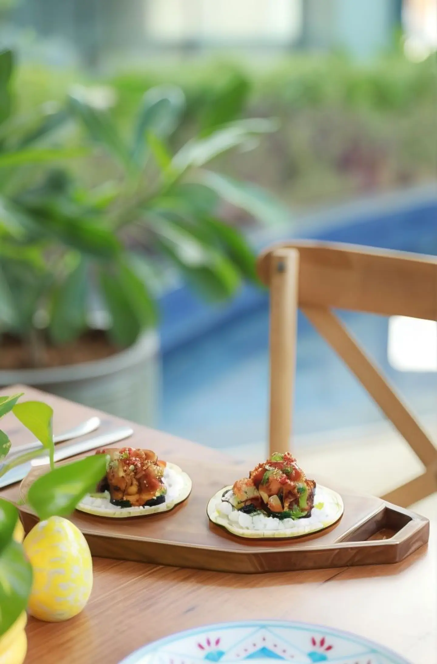 زهرة وباذنجان