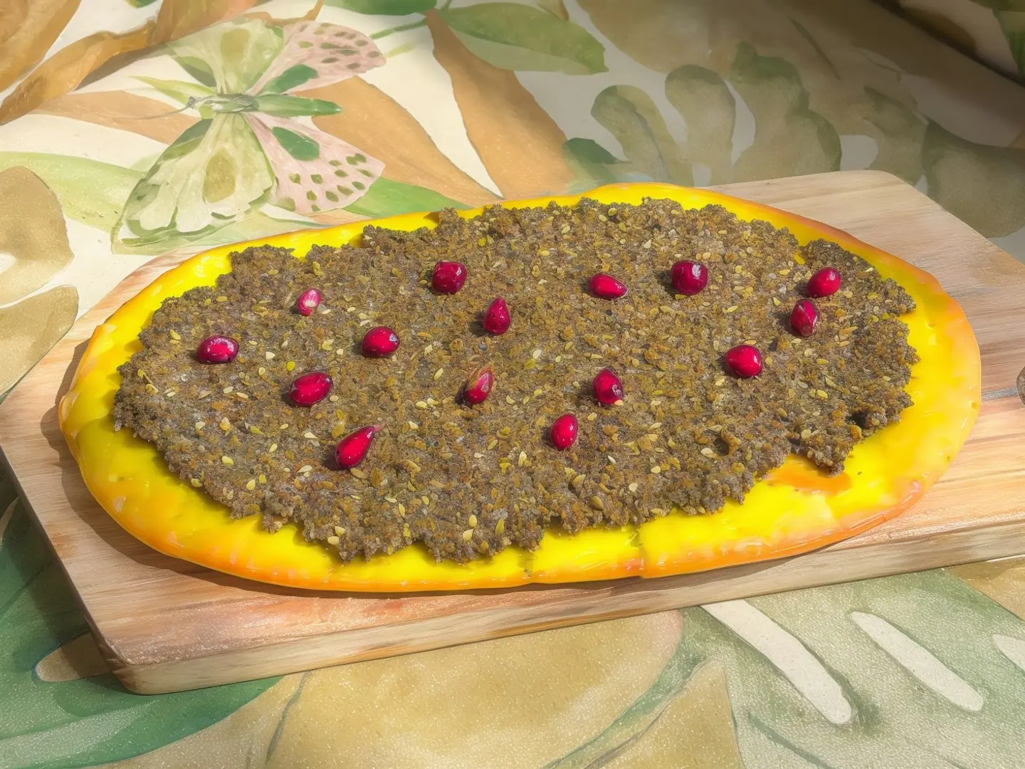 عجينة الزعتر الرقيقة