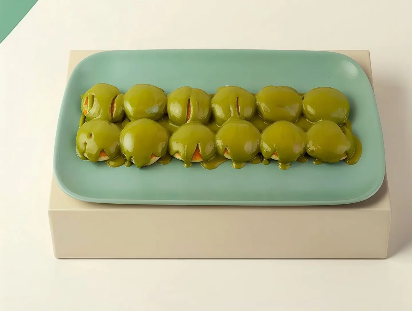 Mini Pancake Pistachio
