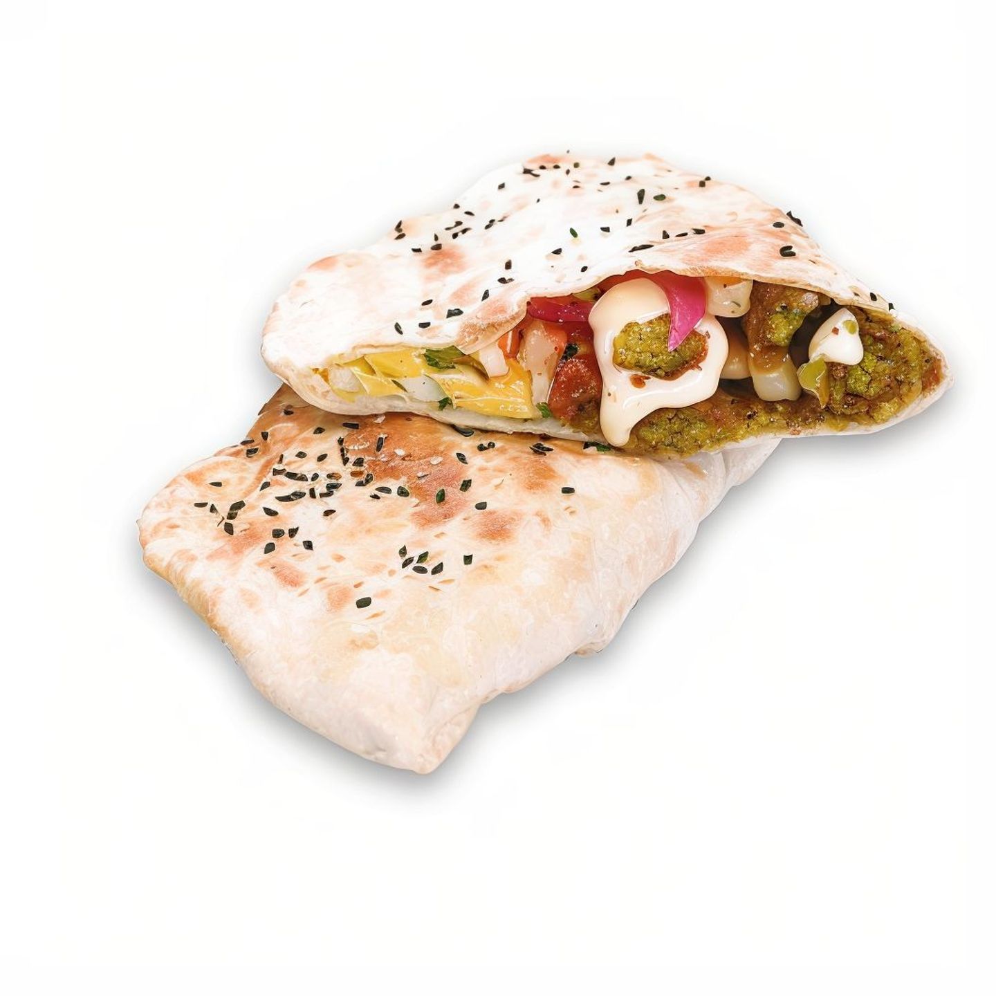Falafel With Cheddar Cheese