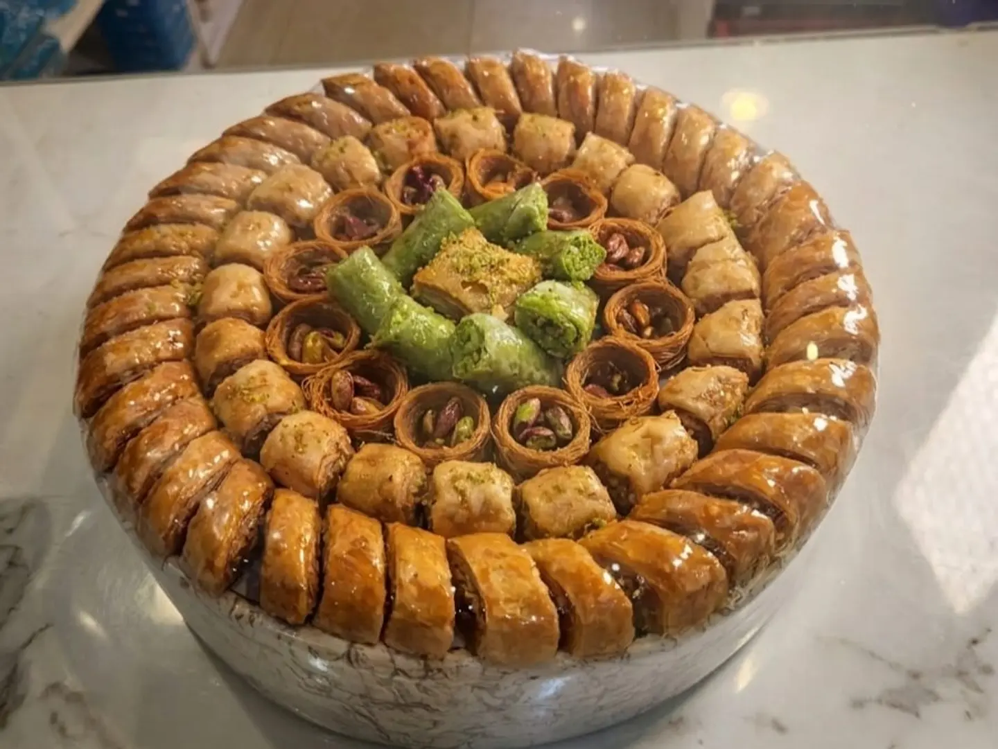صينية بقلاوة المي سويت
