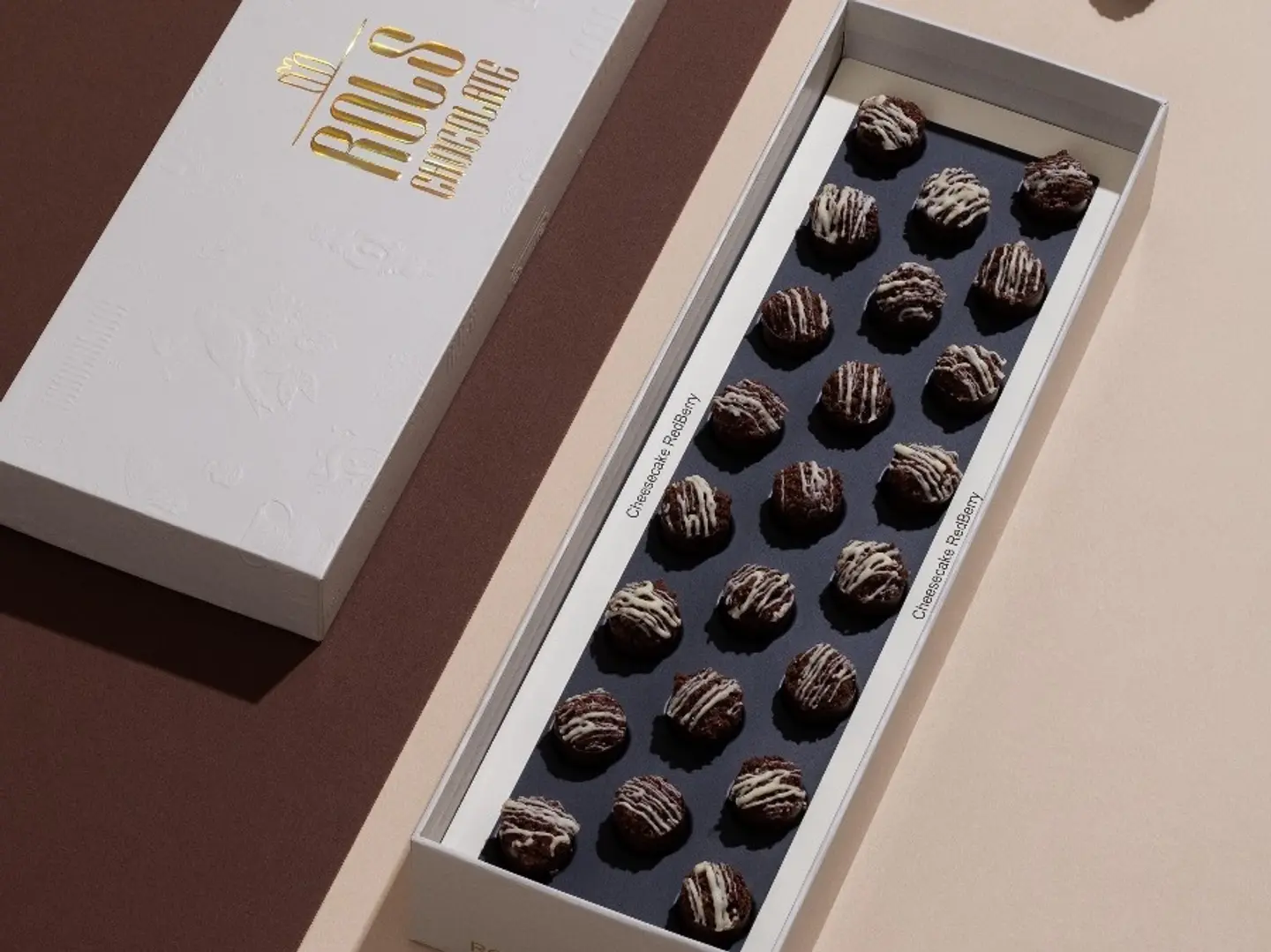 ميني تشيز كيك شكل روماني رولز