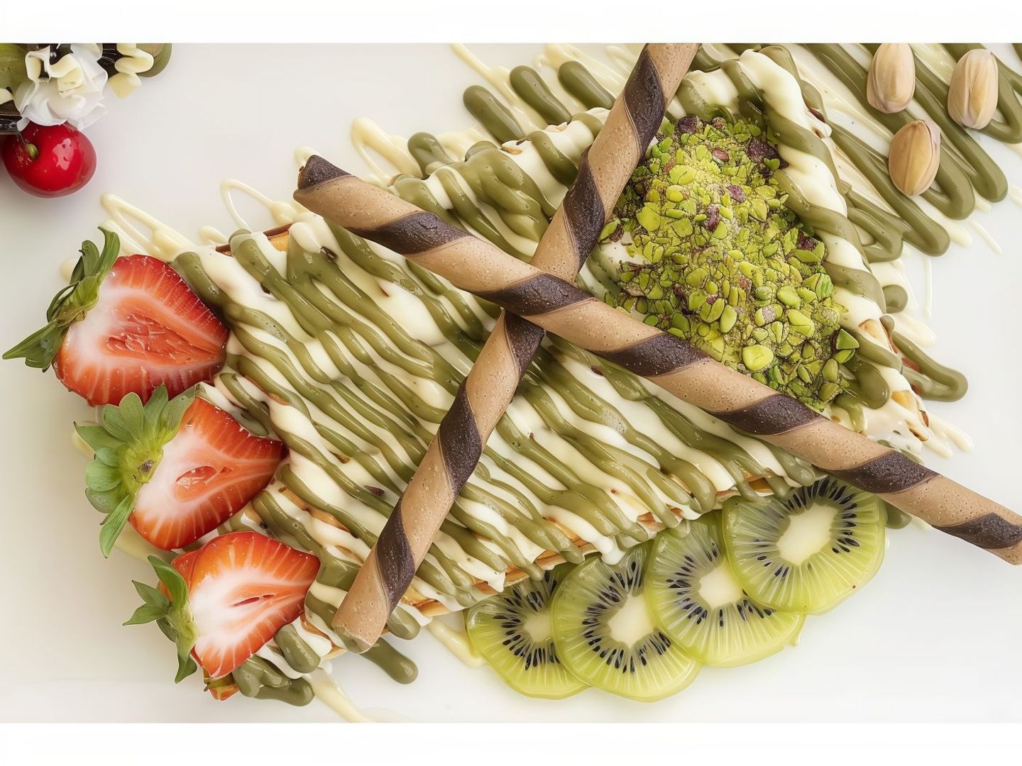 Pistachio Waffle