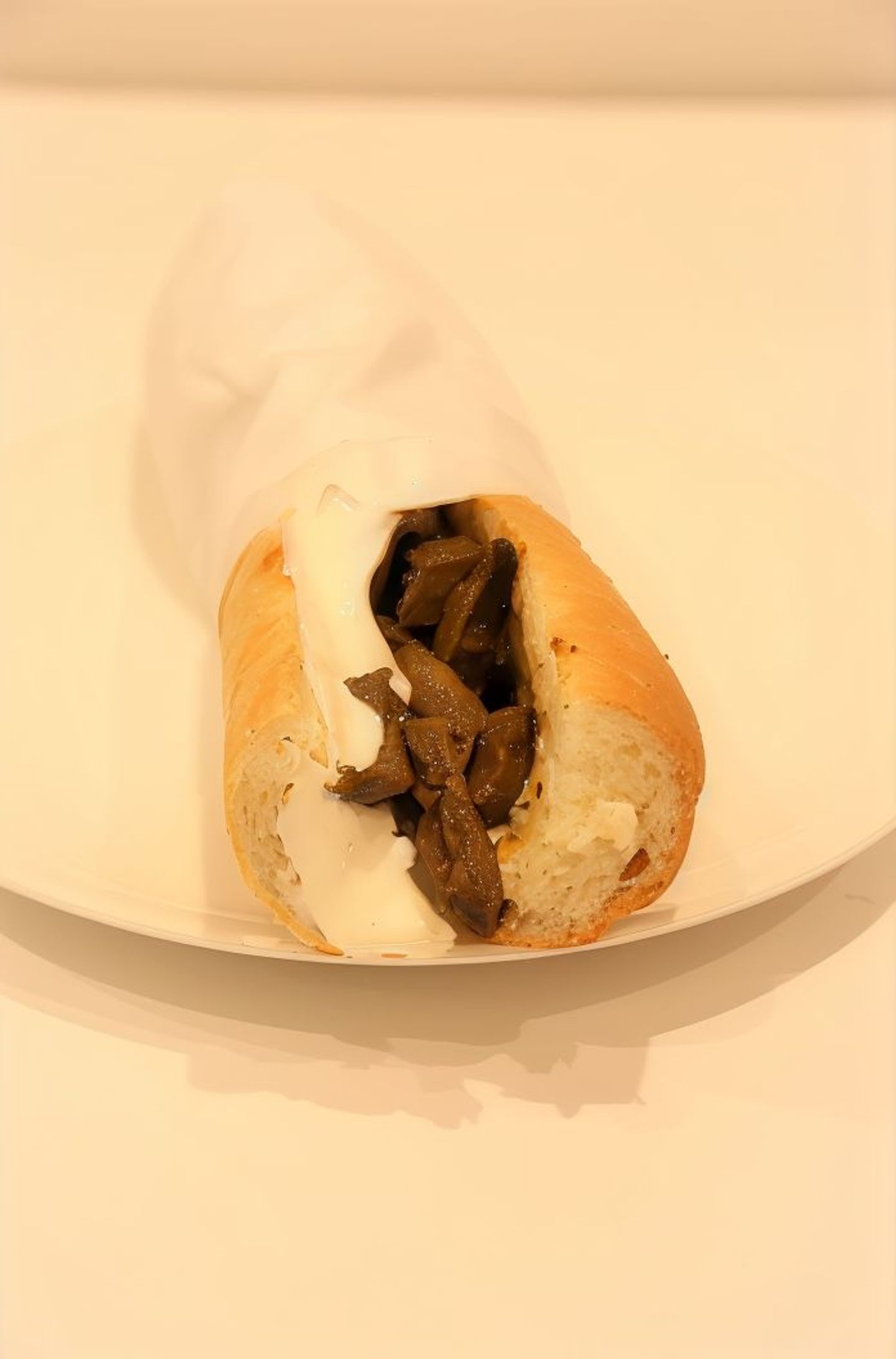 Liver With Cheese Sandwich