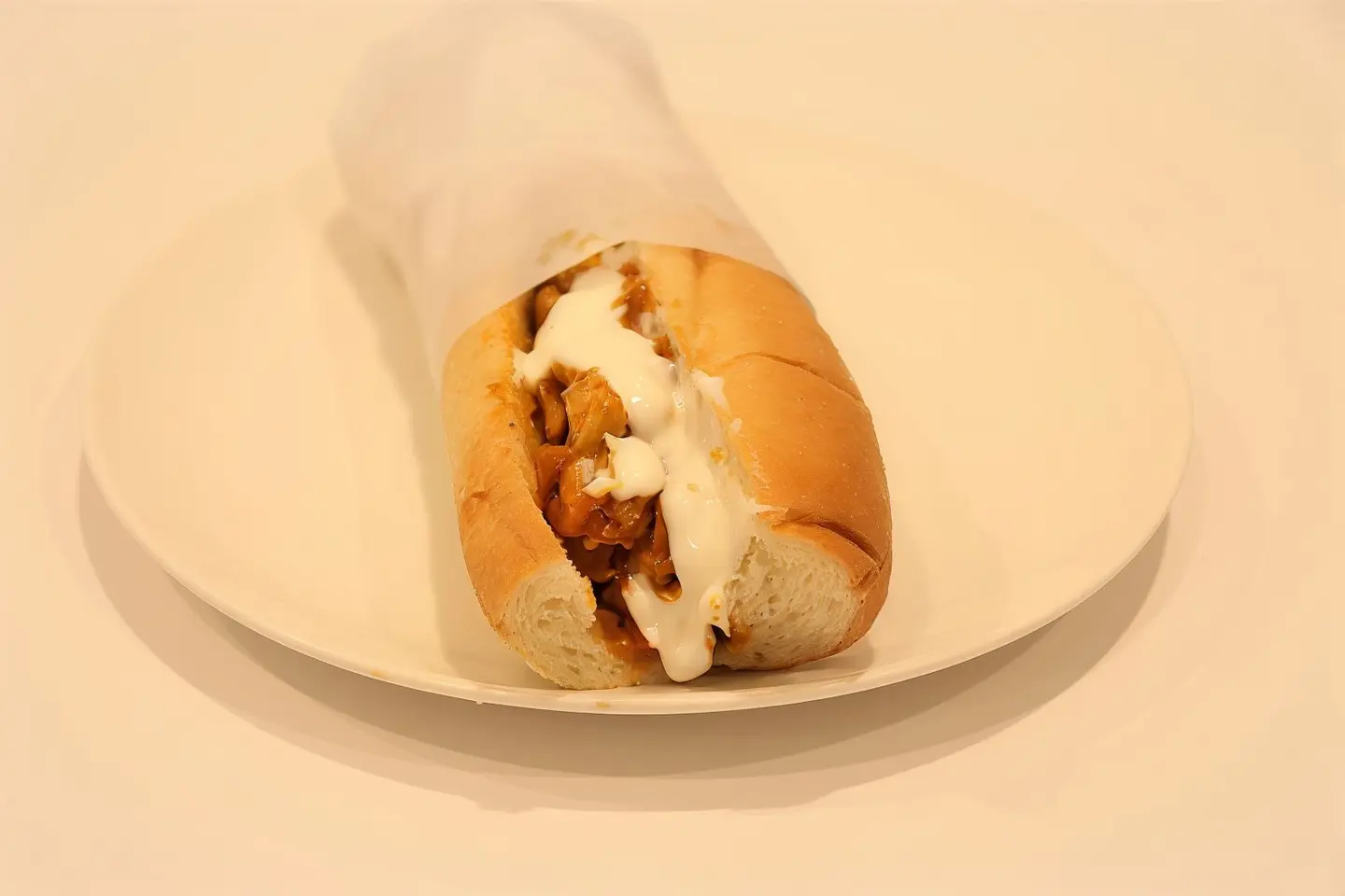 Mgalgal Chicken With Cheese Sandwich