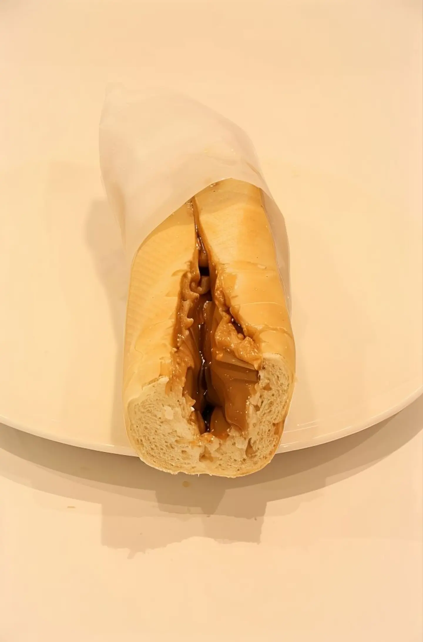 Peanut Butter With Honey Sandwich