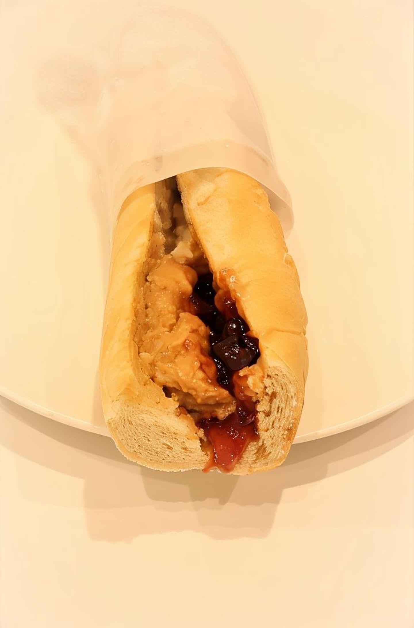 Peanut Butter With Jam Sandwich