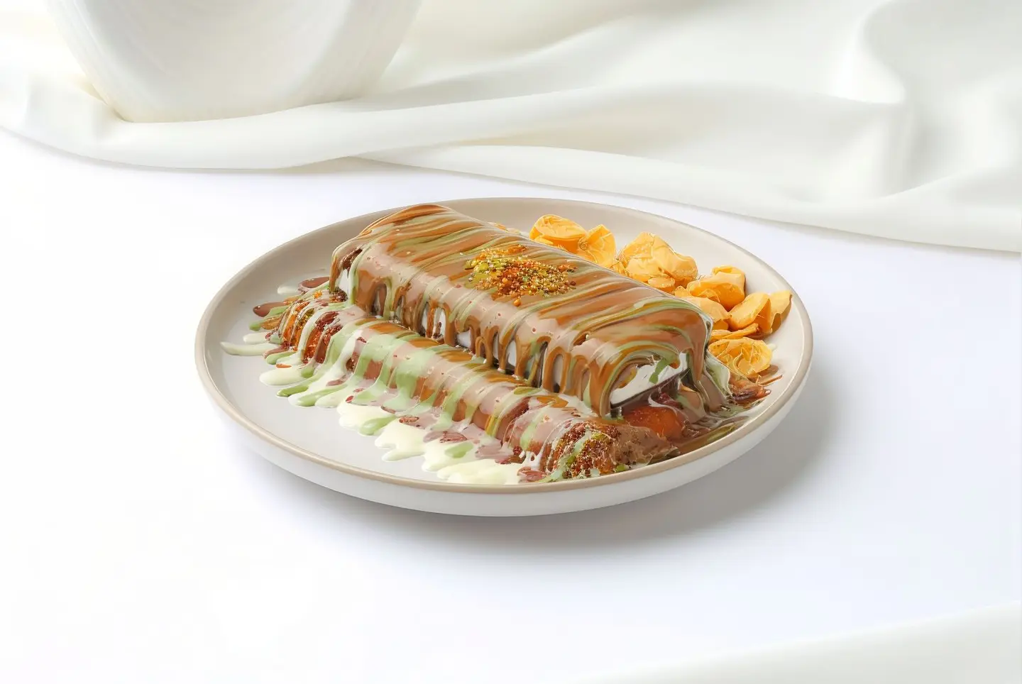 كنافة رشة بالآيسكريم - صغير