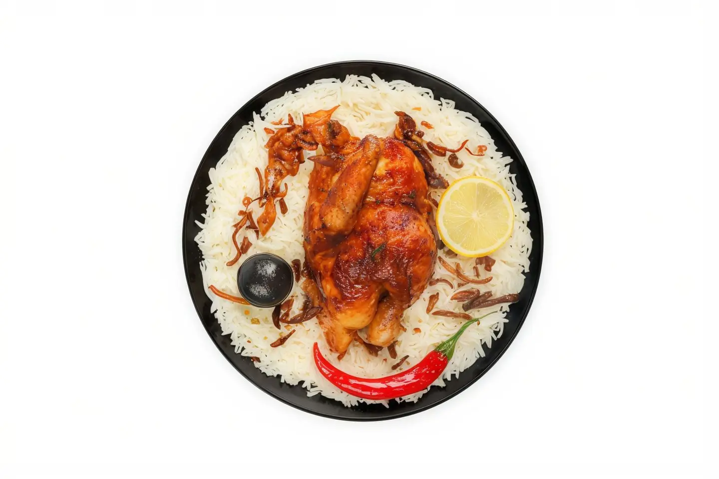 نصف دجاج شواية