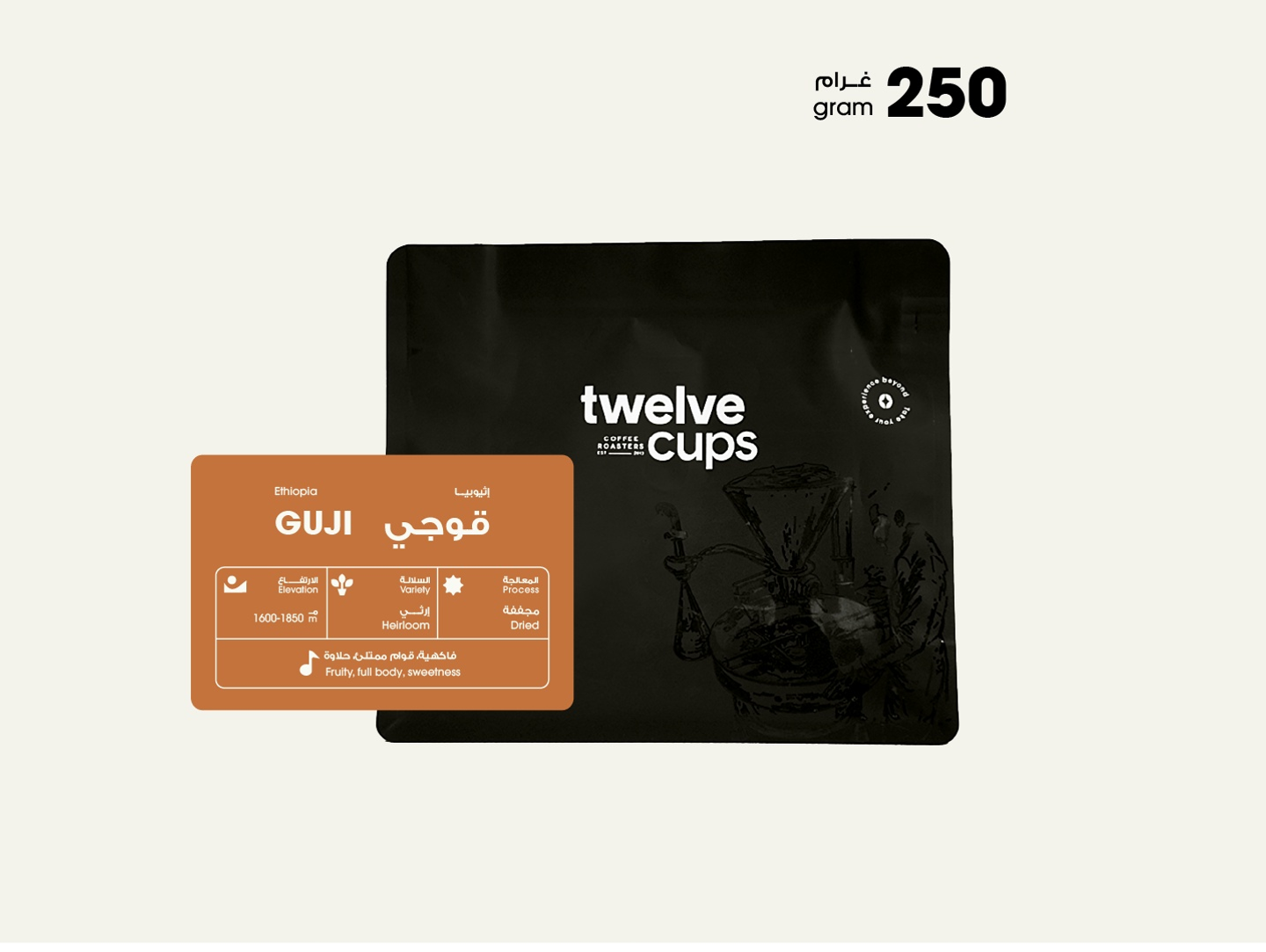 حبوب القهوة إثيوبيا قوجي